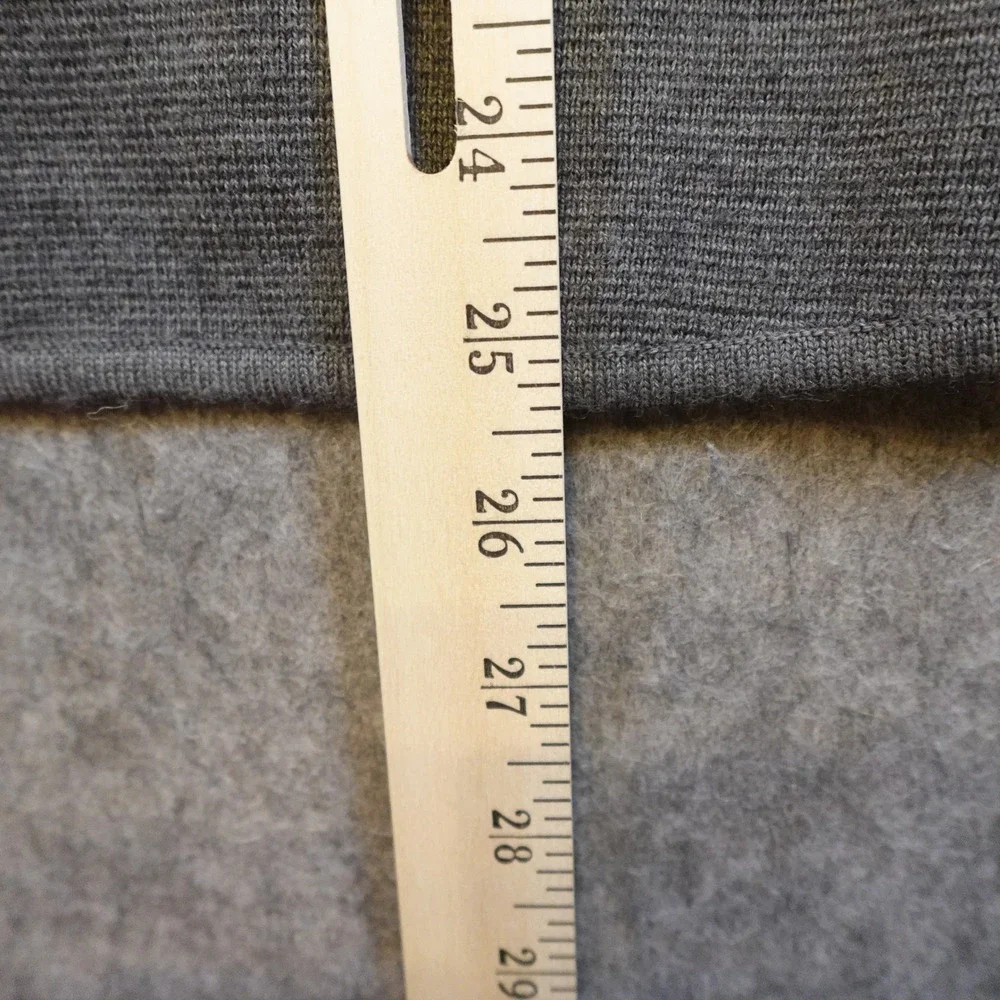 Halogen Blazer Women Large Tan Gray Colorblock Merino Wool Knit Unstructured